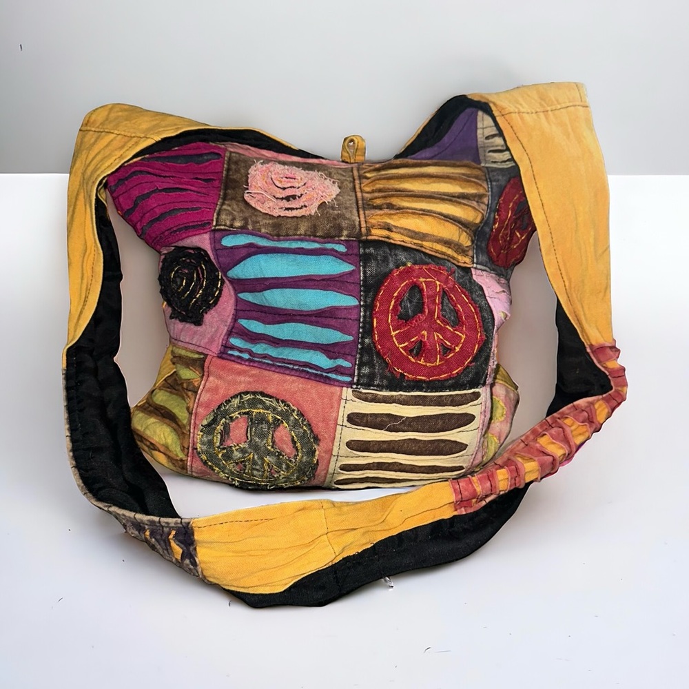 Hippie Patchwork Cloth Boho Bag